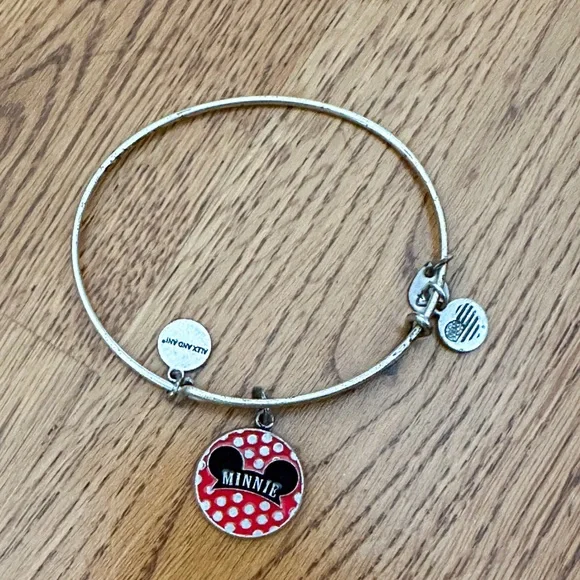 Alex and Ani Bundle of 4 Disney Silver Colored Bracelets - Picture 3 of 10